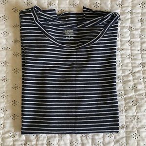 Old Navy Blue & White Striped T-shirt